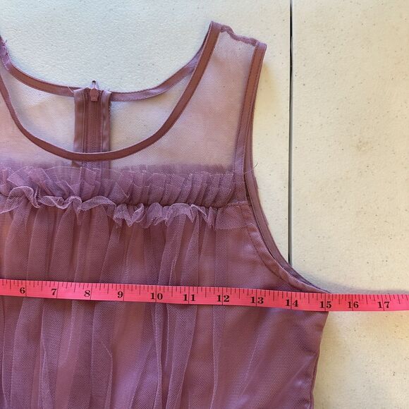 Nanette Lepore Girls Dress Gown 16 Old Rose Formal Fairy Wedding Dance Party - Picture 10 of 11